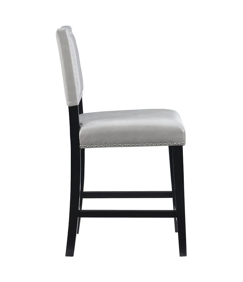 Tabouret de Comptoir Gris colombe Garland