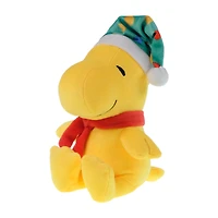 Woodstock 8.2 inch Plush, Wearing Festive Hat and Scarf, Yellow, by Ruz