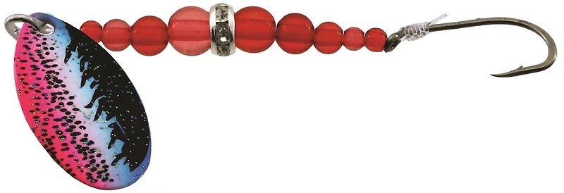 Gibbs G-0177RB-8RR Sparkler In-Line Spinner #8 Crochet, Tigre arc-en-ciel/perle rouge rubis Sparkler In-Line Spinner #8 Crochet
