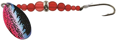 Gibbs G-0177RB-8RR Sparkler In-Line Spinner #8 Crochet, Tigre arc-en-ciel/perle rouge rubis Sparkler In-Line Spinner #8 Crochet