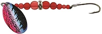 Gibbs G-0177RB-8RR Sparkler In-Line Spinner #8 Crochet, Tigre arc-en-ciel/perle rouge rubis Sparkler In-Line Spinner #8 Crochet