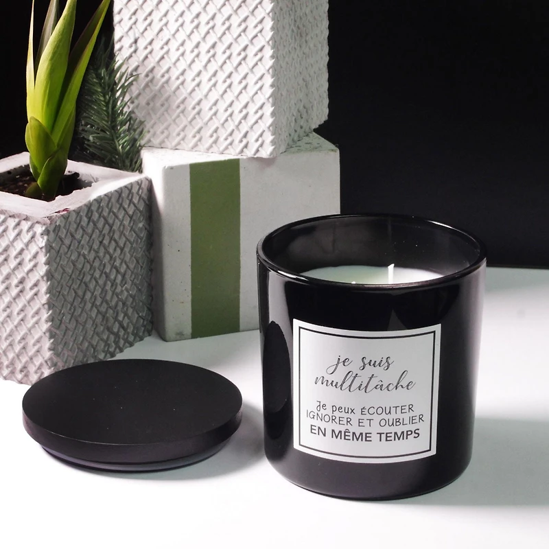 2-wick 12oz "I'm multitasking" FIREWOOD SPIRIT Fragranced Candle