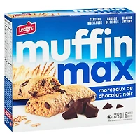 Barres muffin de chocolat noir Muffin Max en morceaux 223 g / 6 barres muffin