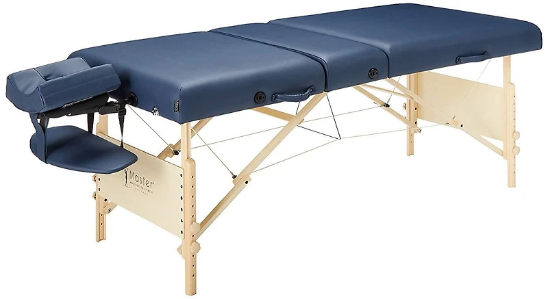 Table de massage portable Master Massage Coronado 78.5 cm avec lit de beauté en bleu royal