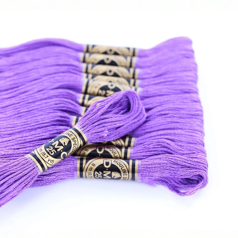DMC Purple Cotton 6 Strand Floss 8m