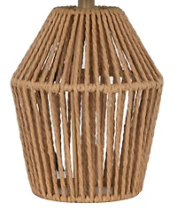 Lampe d'appoint en corde de papier de 12,8 pouces