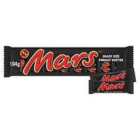 MARS, barres de chocolat sans arachides, 8 formats goûter