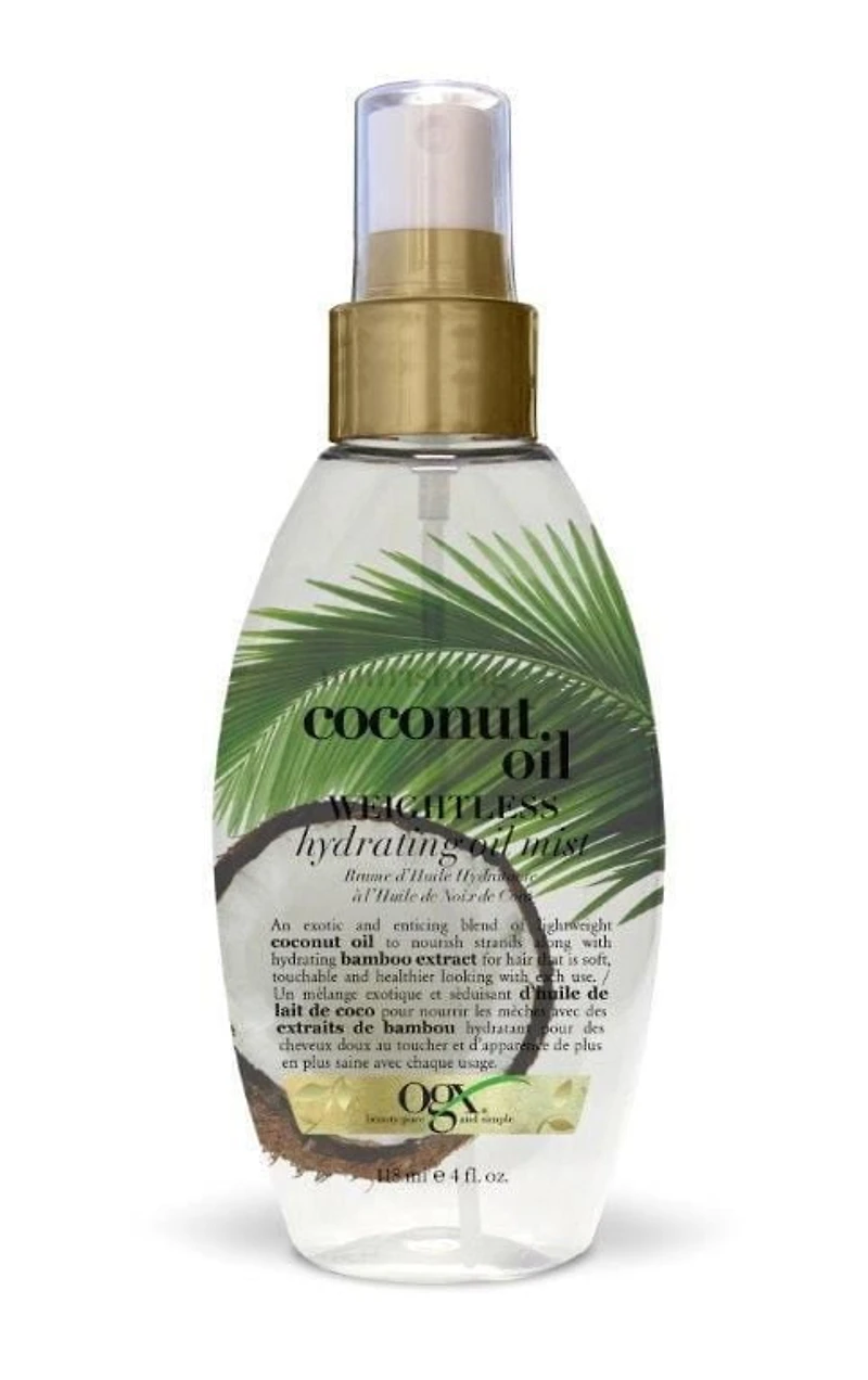OGX Nourishing Coconut Oil Weightless Hydrating Oil Mist, 118 ML