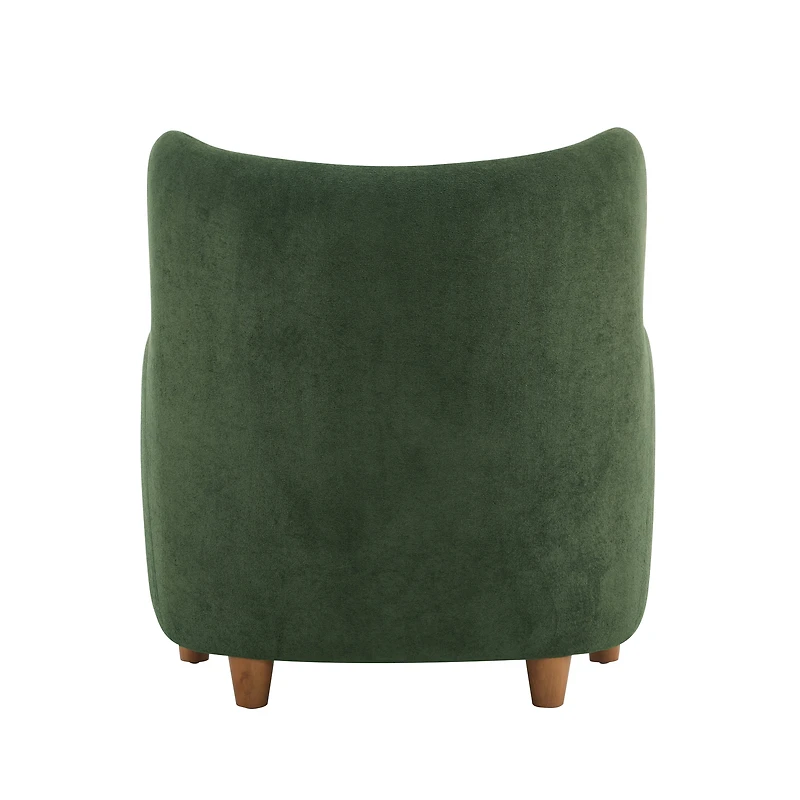 Fauteuil à oreilles Lucia Noble House, teck clair