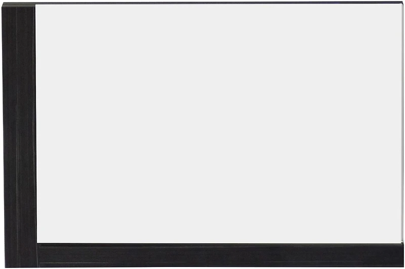 Imaginations Américaines 35.5-po. W Wood Mirror Gris