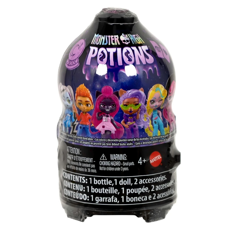 Monster High Potions-Assortiment Boule de Cristal, avec mini-poupées