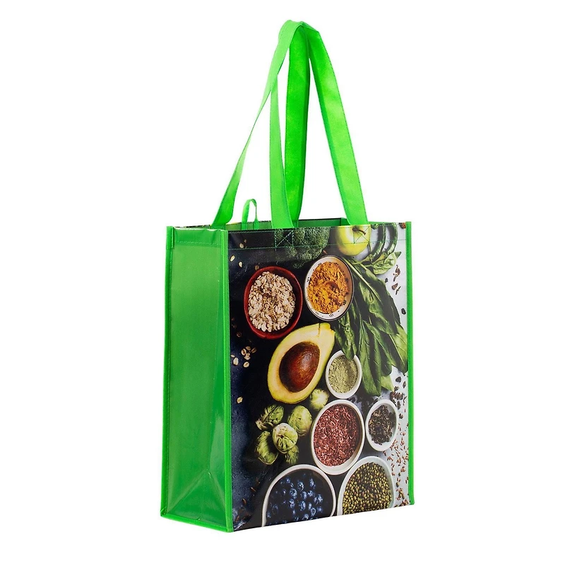 Sac d’épicerie réutilisable avec poignées, Sac réutilisable pour les courses