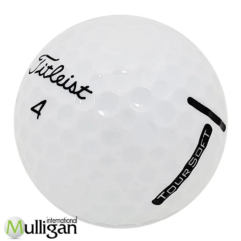 Mulligan - 12 balles de golf récupérées Titleist Tour Soft 2024 4A