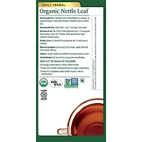 Feuille d’ortie biologique Traditional Medicinals