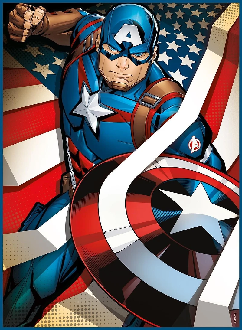 Buffalo Games - Marvel - Captain America - 100 Piece Jigsaw Puzzle