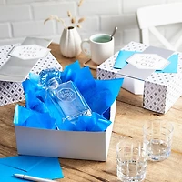 Grandes boîtes-cadeaux Hallmark de 10 po et bandelettes (paquet de 2 : argenté et blanc, « Just for You ») pour les mariages, les remises des diplômes, Noël, la Saint-Valentin, les fêtes
