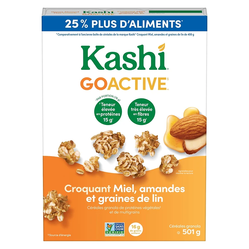 Kashi® GoActive™ Honey Almond Flax Crunch Granola Cereal, 501 g