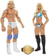 WWE – Coffret de 2 figurines – Charlotte et Ric Flair