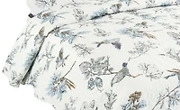 Marina Decoration Rich Printed Stitching Coverlet Bedspread Ultra Soft Summer Bedding Quilt Set with Quilted Sham, Modern Bird and Leaves Pattern