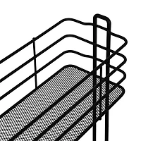 Era Tour de bain à trois niveaux Slim Mesh, noir 15.32x24.40po Tour de bain à trois niveaux