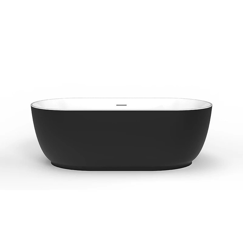 A&E Bath and Shower JORIMI-67-BLK FREESTANDING BATHTUB