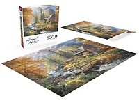 Buffalo Games Abraham Hunter Cabin in the Highlands 500-Piece Interlocking Jigsaw Puzzle