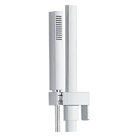 Douchette à 1 réglage d'akuaplus® avec système de barre murale ajustable 29 3/4 po (75.5 cm).  Fini chrome