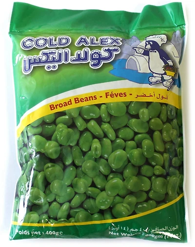 COLD ALEX FROZEN BROAD BEANS GREEN SPLIT