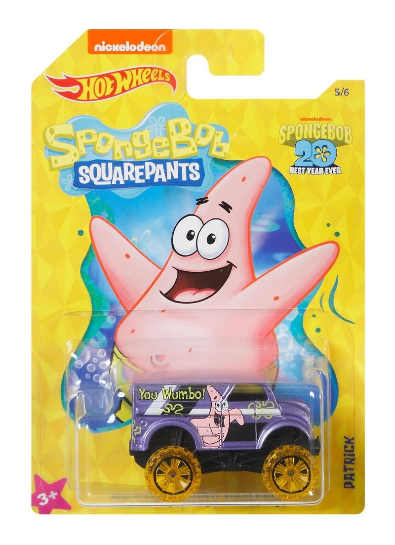 Hot Wheels Nickelodeon Spongebob1:64 scale die-cast Vehicle