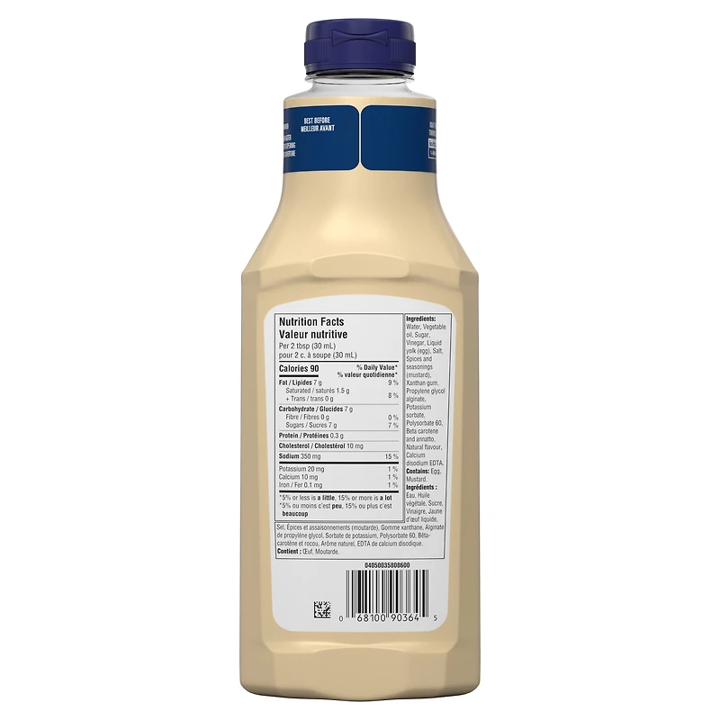 Kraft Coleslaw Dressing, 425 ml Bottle, KRAFT COLESLAW DRESSING 425