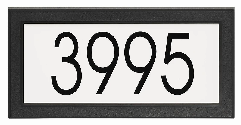 PRO-DF Rectangular Modern Address Plaque