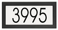 PRO-DF Rectangular Modern Address Plaque