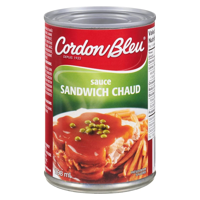 Sauce sandwich chaud