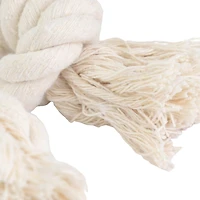 One Paw, Lamb Rope Dog Toy with Squeaker and Durable Stitching