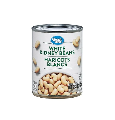 Great Value White Kidney Beans, 540 mL