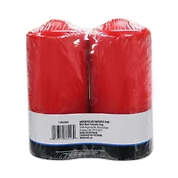 Mainstays Unscented 2PK Pillar Candles, Pack of 2