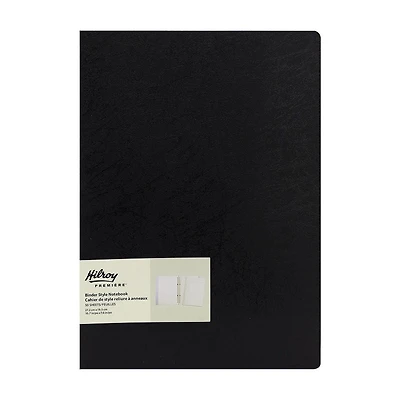 Hilroy Premiere Binder Notebook Black Large