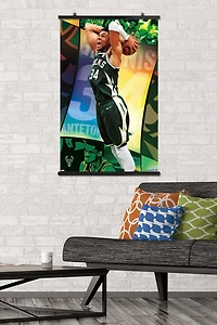 NBA Milwaukee Bucks - Giannis Antetokounmpo 21 Wall Poster, 22.375" x 34"