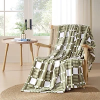 C&C California, Jeté en peluche surdimensionné, luxueusement doux, infroissable, facile d'entretien – 60 x 70 po GÉO SAGE