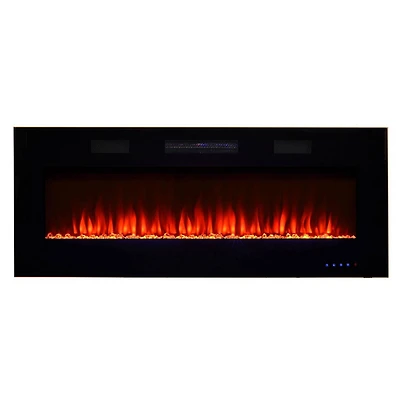 Paramount Smart Premium Electric Fireplace, 60IN with 3 color LED