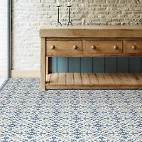 FloorPops Carreaux de sol Toscane autocollant, lot de 20