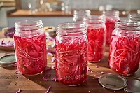Bernardin Decorative Mason Jars with Lids and Bands, Wide Mouth, 1 L, 12 Count