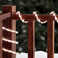 18Ft LED Candy Cane Rope Lights, LED Candy Cane Rope Lights