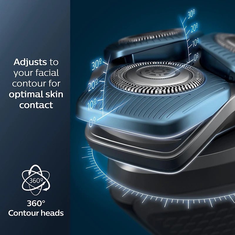 Philips Shaver series 7000 Wet and Dry Shaver with Cable-free Quick Clean Pod, S7786/50, Wet & Dry electric shaver