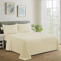 Marina Decoration 600 Thread Count Ultra Soft Deep Pocket Hotel Standard Solid Bedding Long Staple Percale Cotton All Season Sheet Set