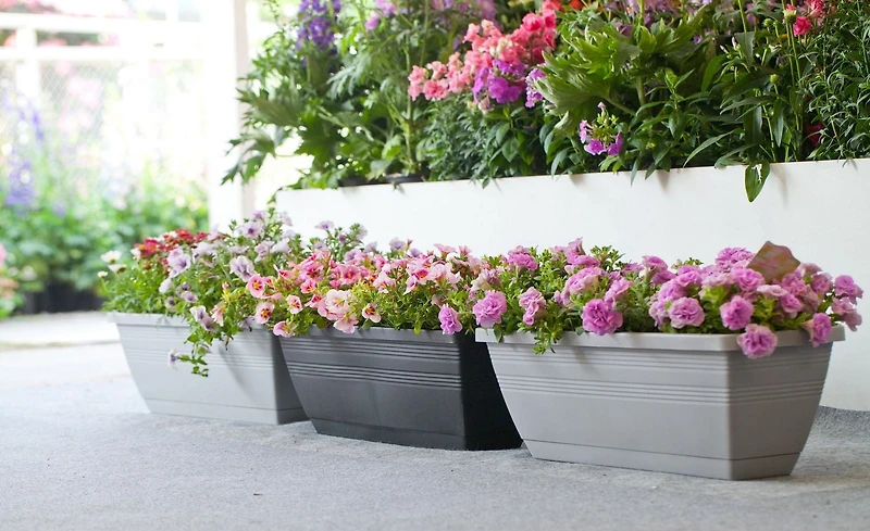 Hometrends Jardinière avec systèmed'auto-irrigation de 61 cm Jardinière avec systèmed'auto-irrigation de 61 cm