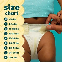 Pampers Swaddlers Diapers, Size 6 (23-44 lbs), Absorbent, Keeps Baby Dry and Comfortable, Skin Safe Disposable Baby Diaper