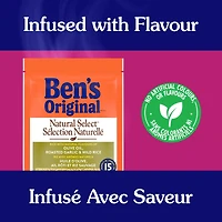 BEN'S ORIGINAL NATURAL SELECT Olive Oil, Garlic Flavour & Wild Rice, 365g pouch, Perfect Every Time™