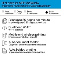 HP LaserJet MFP M234sdw Printer