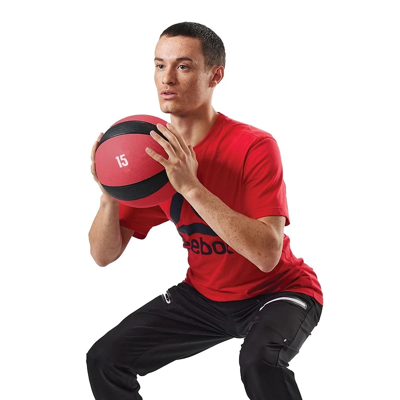 Reebok Delta 15 lb (6,8 kg) ballon lesté, Caoutchouc